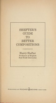 Cover of: Shefter's guide to better compositions