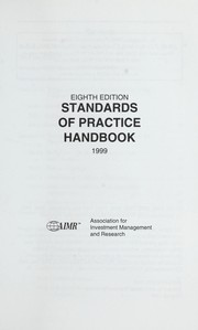 Cover of: Standards of practice handbook