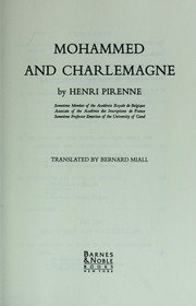 Cover of: Mohammed and Charlemagne by Pirenne, Henri