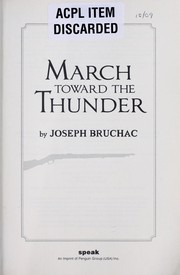 Cover of: March toward the thunder