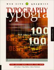 Cover of: Web Site Graphics: Typography by Jeff Carlson, Glenn Fleishman