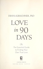 Cover of: Love in 90 days