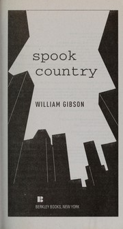 Cover of: Spook country