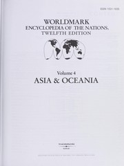 Cover of: Worldmark Encyclopedia of the Nations