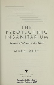 Cover of: Pyrotechnic insanitarium: american culture on the brink