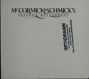 Cover of: McCormick & Schmick's seafood cookbook