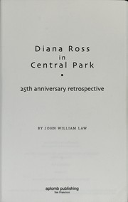Cover of: Diana Ross in Central Park by John W. Law