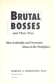 Cover of: Brutal bosses and their prey