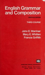 Cover of: Warriner's English Grammar and Composition Third Course