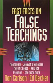 Cover of: Fast facts on false teachings by Ron Carlson