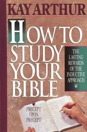 Cover of: How to study your Bible