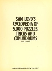 Cyclopedia of puzzles by Sam Loyd