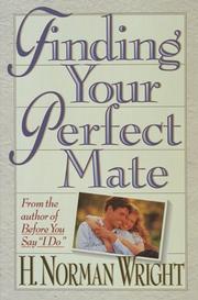 Cover of: Finding your perfect mate