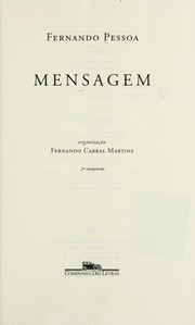 Mensagem by Fernando Pessoa
