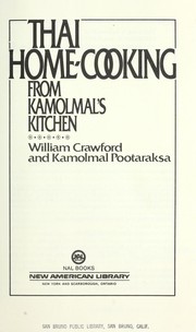 Cover of: Thai Home Cooking from Kamolmal's Kitchen