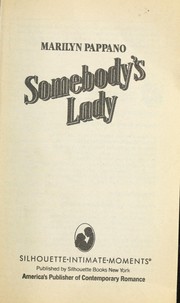 Cover of: Somebody's Lady