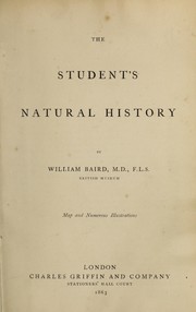Cover of: The student's natural history