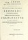 Cover of: Frederici Ruyschii anatomes & botanices professoris, academiae caesareae curiosorum collegae, nec non Regiae Societatis Anglicani Membri Opera omnia anatomico-medico-chirurgica