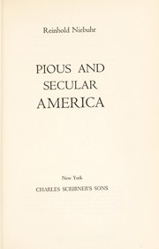 Cover of: Pious and secular America.