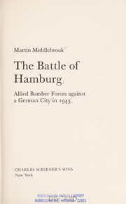 Cover of: The Battle of Hamburg by Martin Middlebrook