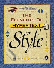 The elements of hypertext style