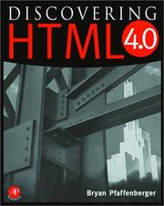 Discovering HTML 4