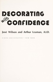 Cover of: Decorating with confidence