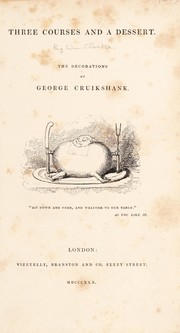 Cover of: Three courses and a dessert by Clarke, William