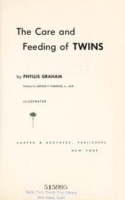 Cover of: The care and feeding of twins