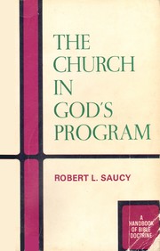 Cover of: The Church in God's Program