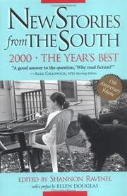 Cover of: New Stories From the South: The Year's Best, 2000