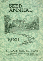 Cover of: Seed annual: 1925