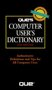 Que's computer user's dictionary by Bryan Pfaffenberger