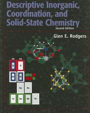 Cover of: Descriptive Inorganic, Coordination, and Solid State Chemistry