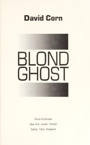 Cover of: Blond Ghost: Ted Shackley and the CIA's crusades