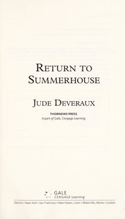 Cover of: Return to summerhouse by Jude Deveraux