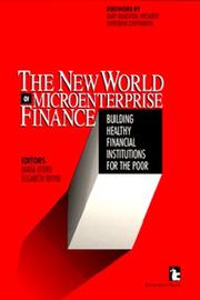 Cover of: The New World of Microenterprise Finance by Maria Otero, Elisabeth Rhyne