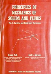 Cover of: Principles of mechanics of solids and fluids