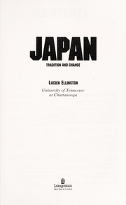 Cover of: Japan by Lucien Ellington