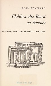 Cover of: Children are bored on Sunday.
