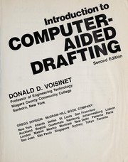Cover of: Introduction computer-aided drafting