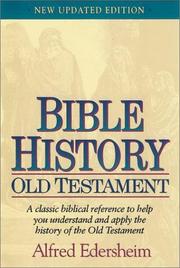 Cover of: Bible History  Old Testament by Alfred Edersheim