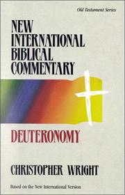 Cover of: Deuteronomy by Christopher J. H. Wright
