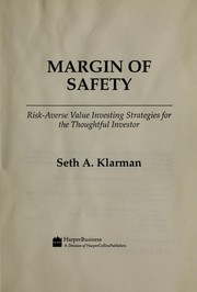 Margin of safety by Seth A. Klarman