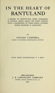 In the heart of Bantuland by Dugald Campbell