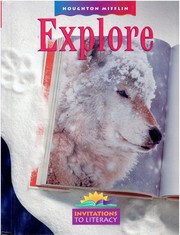 Cover of: Explore (Invitations to Literacy) by John J. Pikulski, J. David Cooper, Kathryn H. Au