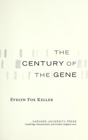 Cover of: The century of the gene