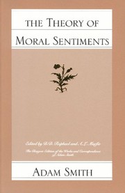 Cover of: The theory of moral sentiments by Adam Smith