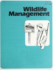 Cover of: Wildlife management