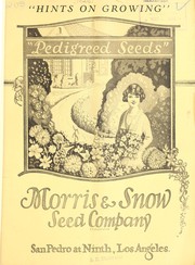 Cover of: "Hints on growing": "pedigreed seeds" [catalog]